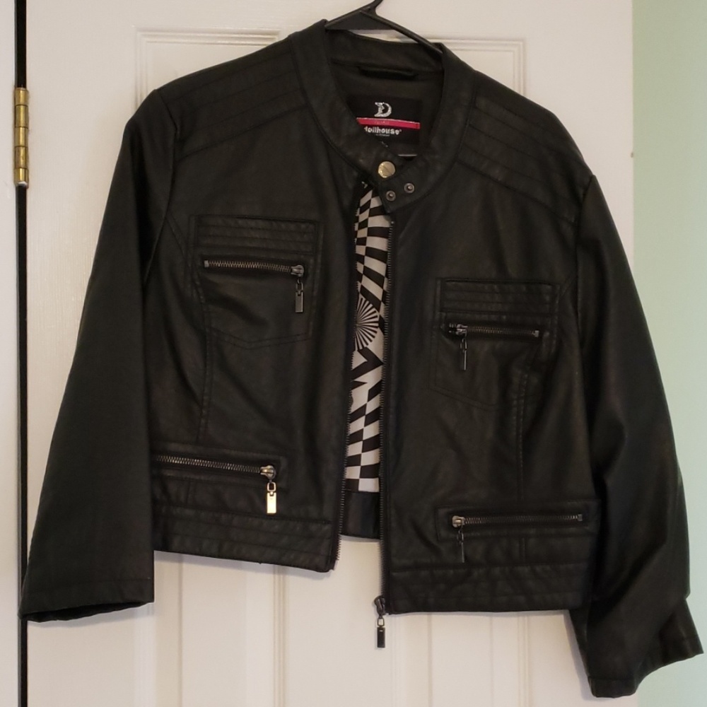 Faux Leather Jacket